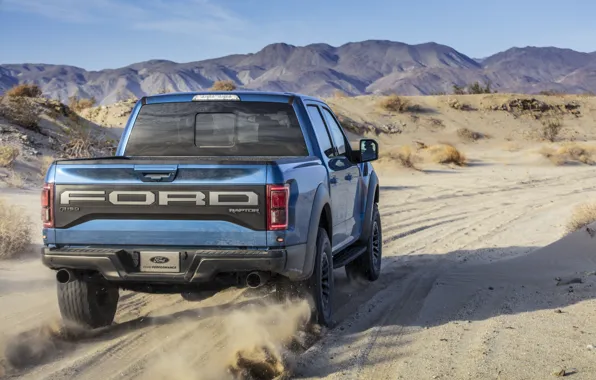 Ford, Dust, Raptor, F-150, 2019, Ford F-150 Raptor