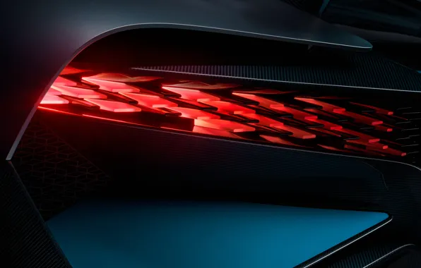 Headlight, Bugatti, supercar, 2018, hypercar, Divo