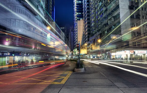 Picture the city, lights, excerpt, thread, Hong Kong, Wan Chai