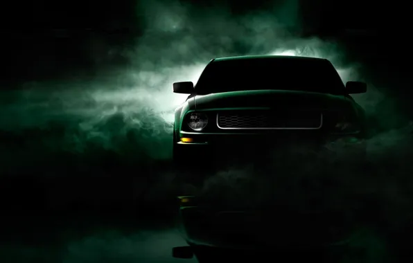 Picture fog, Ford, mustang, cars, auto