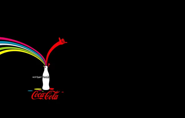 Bottle, advertising, Coca Cola