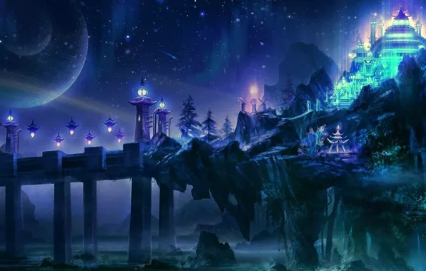 Picture bridge, Asia, home