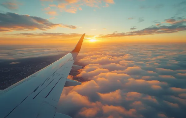 Flight, aviation, the plane, technique, AI art, neural network
