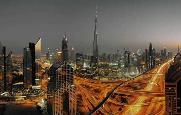 Picture Clouds, Dubai, Landscape, Urban, Smoke, Travel, Skyscraper, Foggy