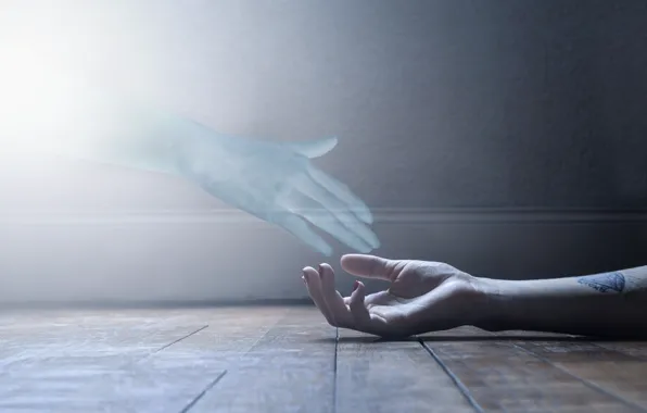 Background, hands, contacts