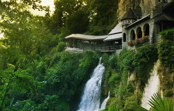 Picture Switzerland, Switzerland, monastery, Beatenberg, Saint Beatus Caves