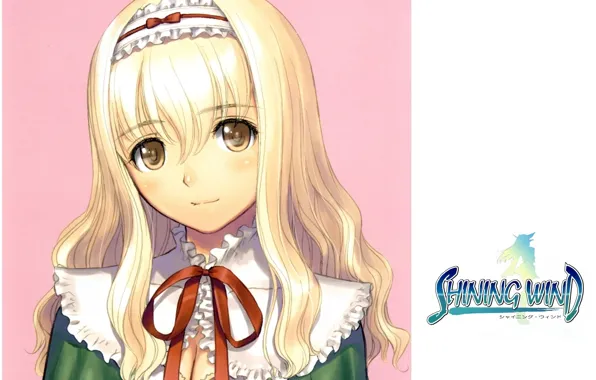 Bow, art, shining wind, ruffles, big eyes, tony taka, elmina
