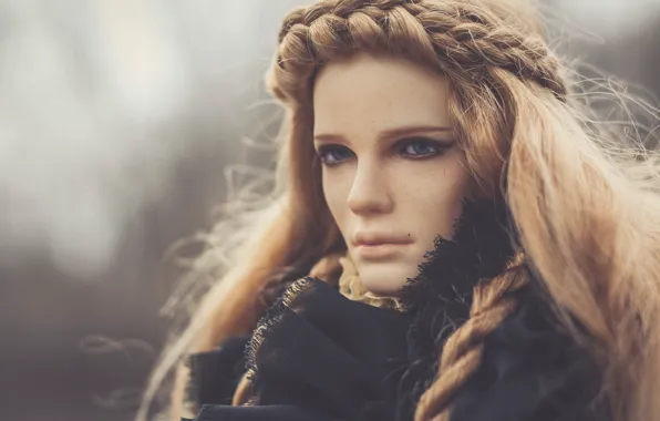 Hair, toy, doll, braids