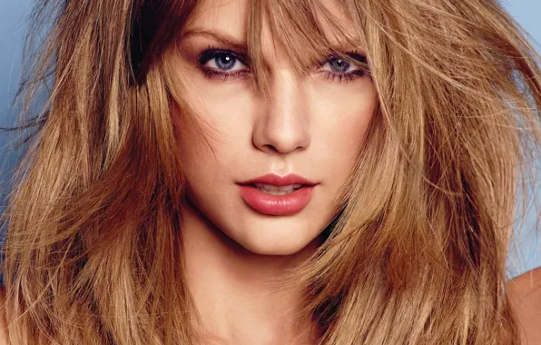 Picture look, girl, face, hair, makeup, Taylor Swift, beautiful