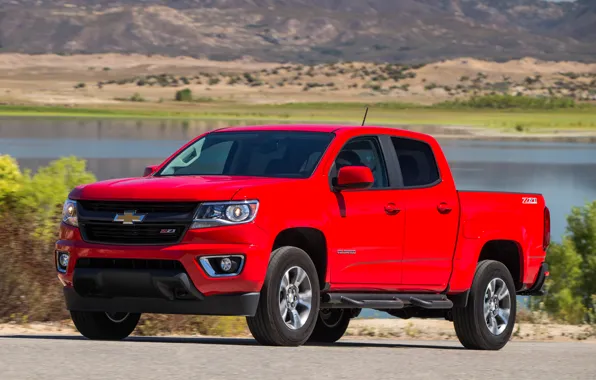 Chevrolet, Red, Colorado, Z71, PickUp