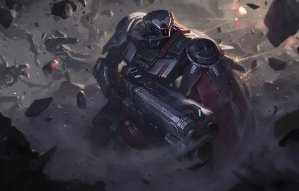 Robot, dust, League of Legends