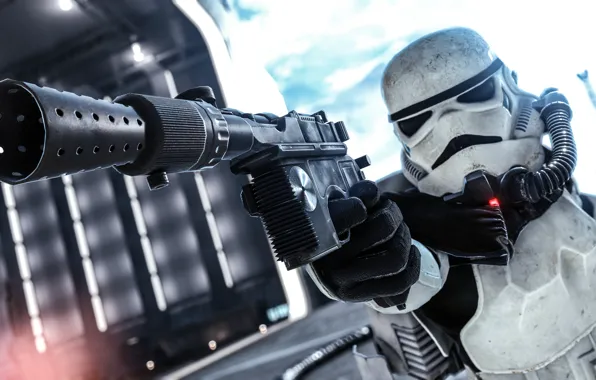 Picture weapons, Star Wars, equipment, Battlefront, Stormtrooper