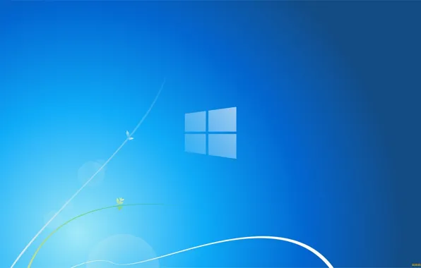Blue, background, Microsoft, Windows 8