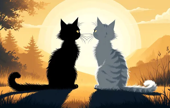 Cats, rendering, humor, neural network