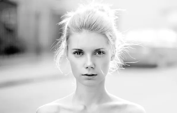 Look, portrait, lighting, bokeh