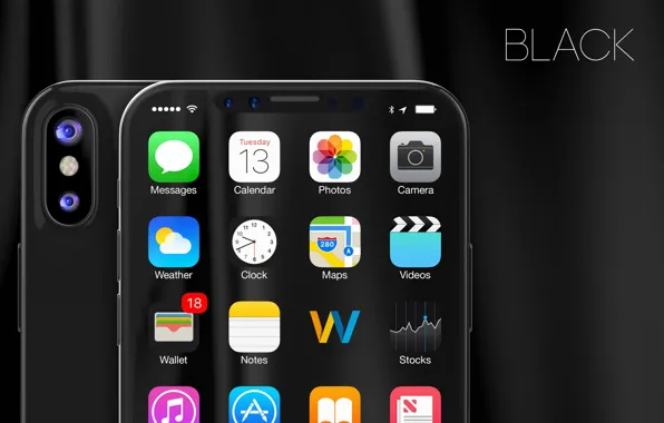 Apple, iPhone, black, camera, hi-tech, smartphone, technology, iPhone X