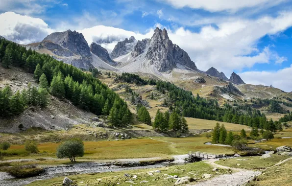 Picture landscape, mountains, nature, beauty