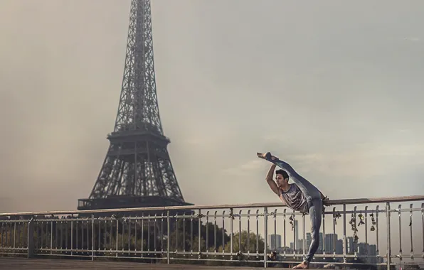 Picture Paris, stretching, ))), ballet dancer, James Eusebius