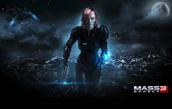Future, woman, the game, runs, shepard, mass effect 3, Shepard, female