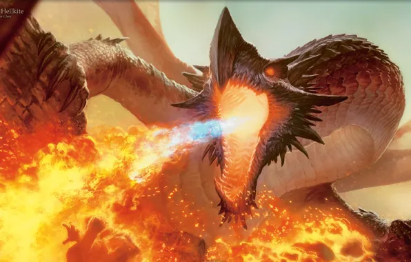 Picture flame, Dragon, mouth