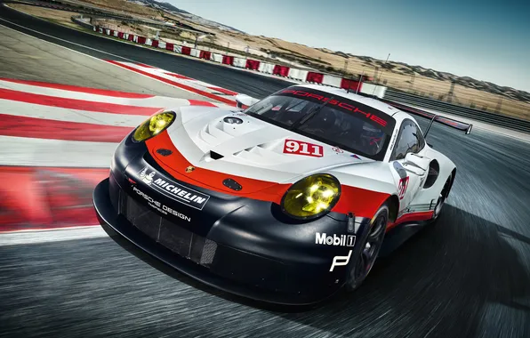 Car, Race, Porsche 911, RSR, Vehicle