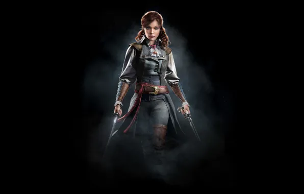 Picture girl, art, assassin, Assassin's Creed Unity, Eliza