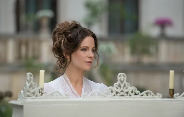 Picture candles, Kate Beckinsale, Kate Beckinsale, bokeh, Abode of the damned, Eliza Graves