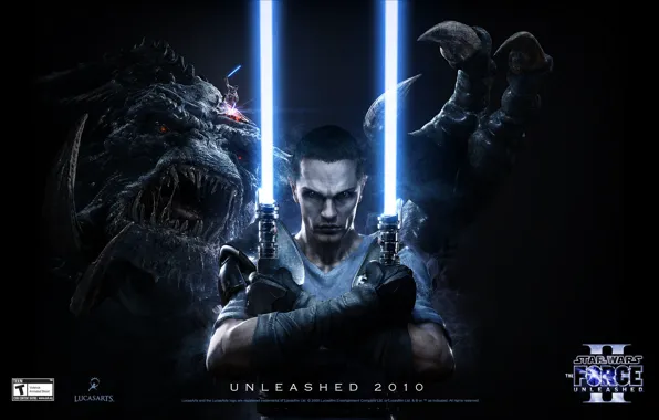 Picture swords, Jedi, Star wars, FORSE UNLEASHED 2