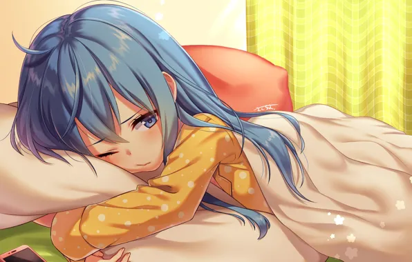 Picture look, anime, girl, lies