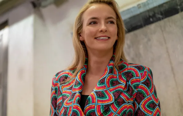 Picture face, smile, actress, Jodie Comer, Jodie Comer