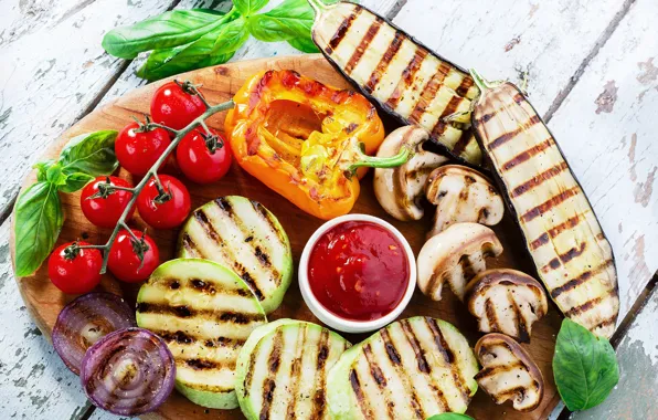 Pepper, vegetables, tomatoes, tomatoes, zucchini, pepper, vegetables