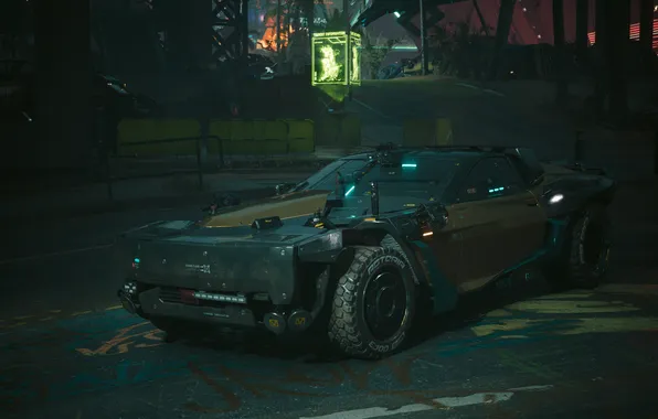 Car, Cyberpunk 2077, Night City, Quadra Type-66 Javelina