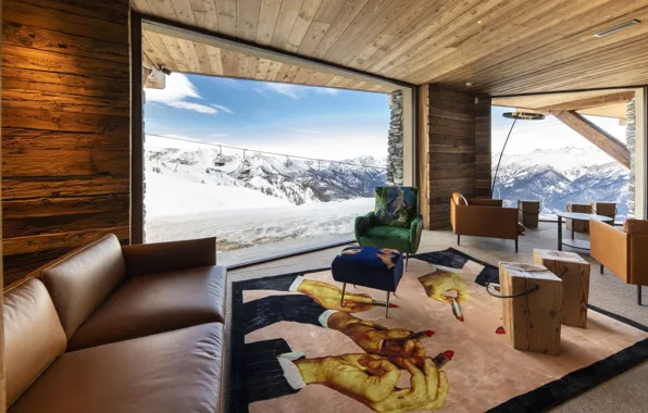 Design, style, interior, Italy, Italy, living room, ski resort, area