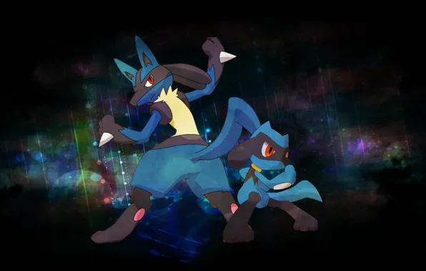 riolu and lucario wallpaper