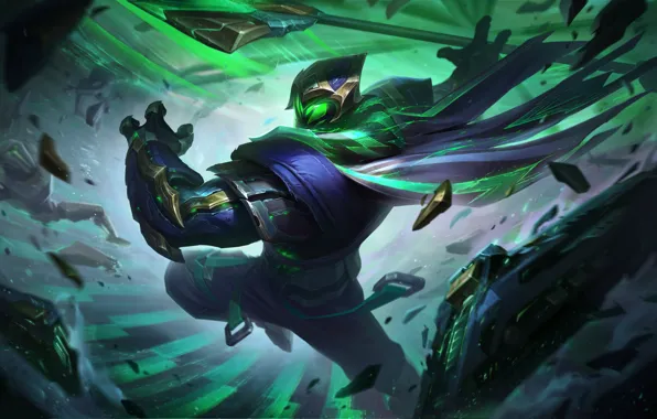 Fantasy, battle, League of Legends, Jax, Riot Games
