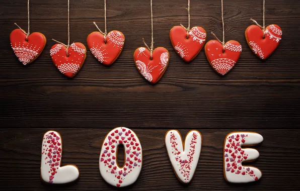 Picture love, romance, hearts, red, love, romantic, hearts, Valentine's Day