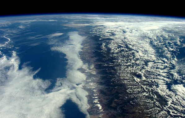 Space, surface, mountains, planet, Earth, Andes