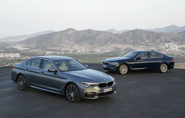 Picture grey, BMW, xDrive, 540i, 530d, Luxury Line, 5, M Sport