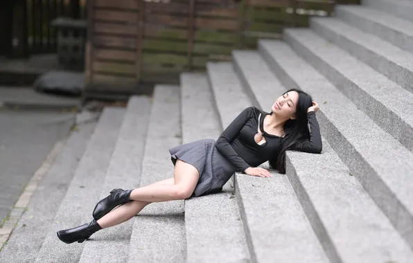 Girl, stage, Asian
