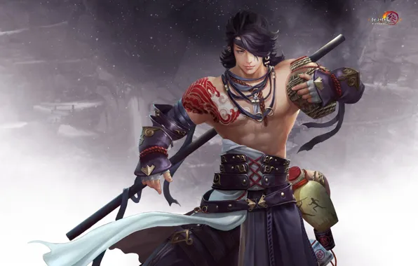 Weapons, the game, warrior, Twilight mountain fly bird °, Gian Vang, Tibetan sword, Bo-Jutsu