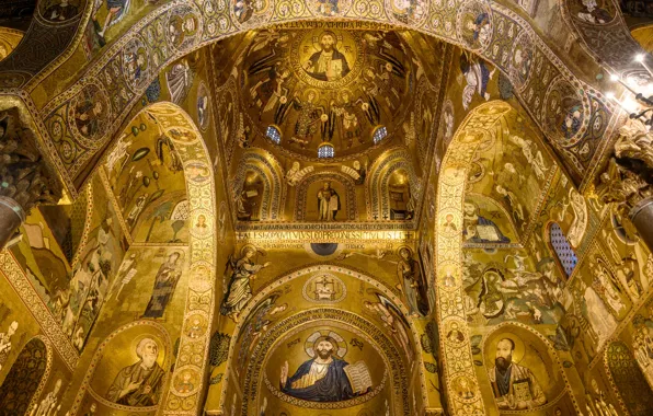 Italy, Sicily, Palermo, Cappella Palatina