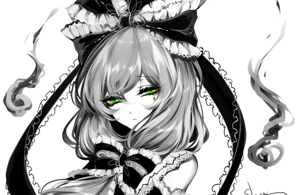 Look, girl, perfume, Touhou, Hina Kagiyama, Touhou, Touhou, Sheya