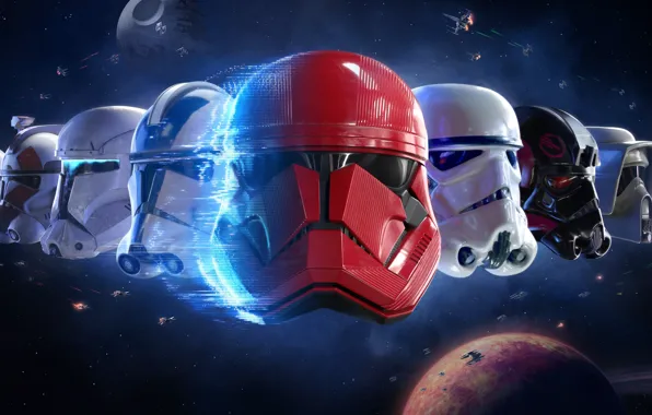 Space, hats, Star, Stormtrooper, Star Wars Battlefront II
