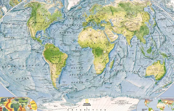 The world, world map, hemisphere