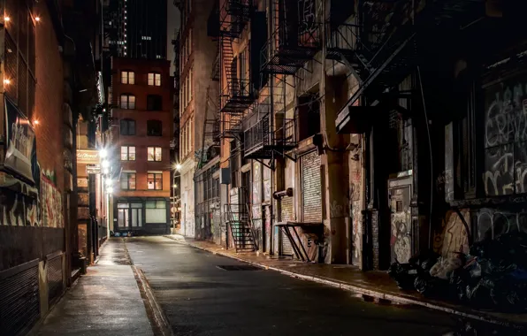 The city, street, New - York