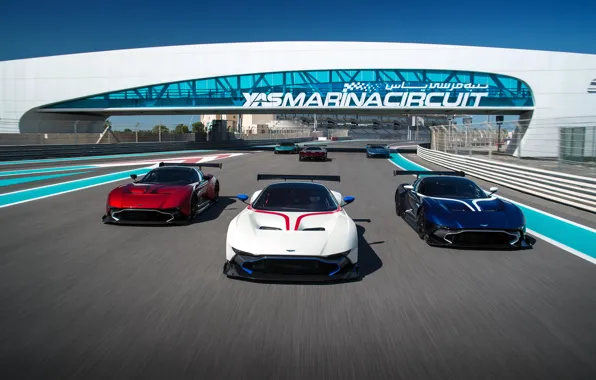 Speed, three, Aston, Martin, track, Vulcan