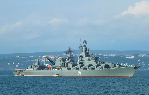 Cruiser, rocket, Navy, guards, the Vikings, the project 1164
