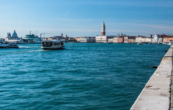 Picture Italy, Venice, promenade