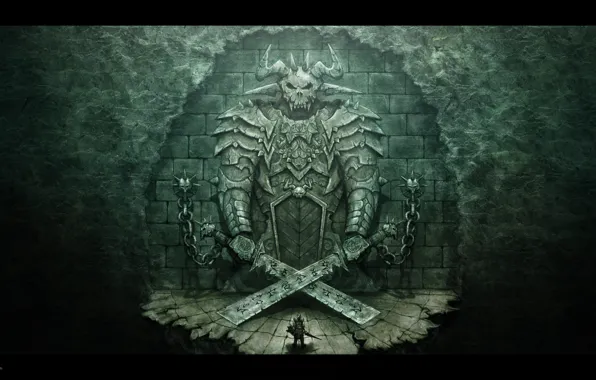 Picture gate, the demon, warrior, photoshop, SNaKe