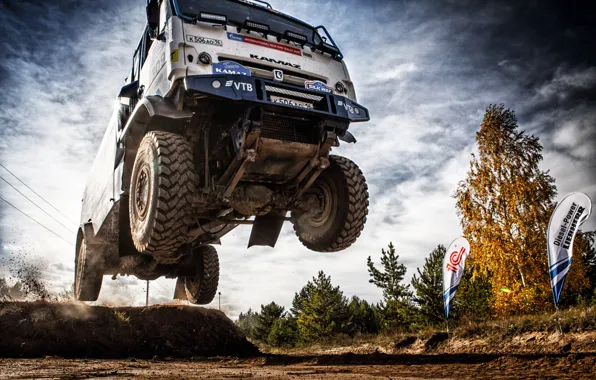 Machine, Speed, Truck, Race, Master, Russia, Kamaz, Rally